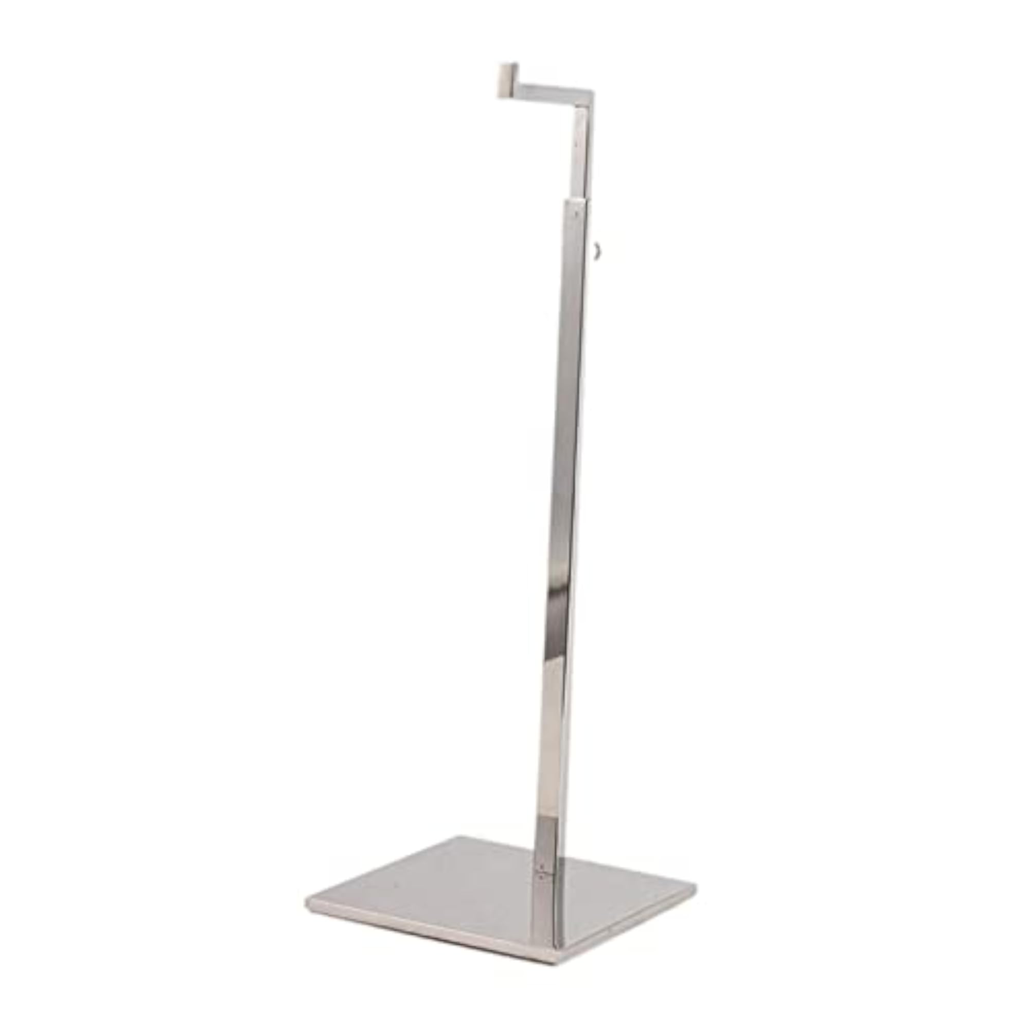 Multi-Purpose Silver Handbag Display Rack for Countertop